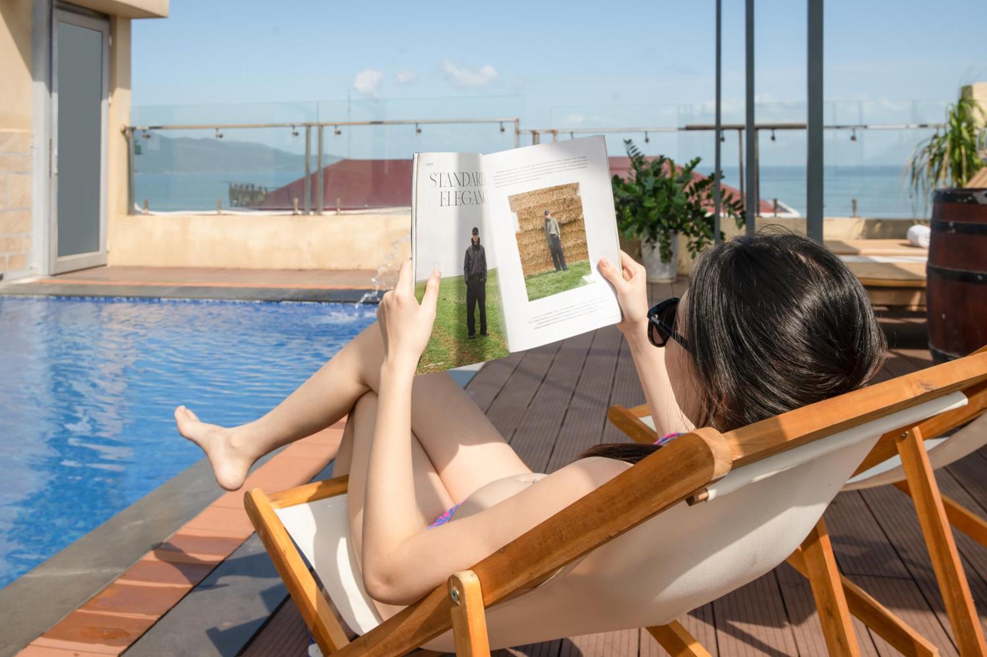 Richico Garden Beach Hotel ดานัง ภายนอก รูปภาพ